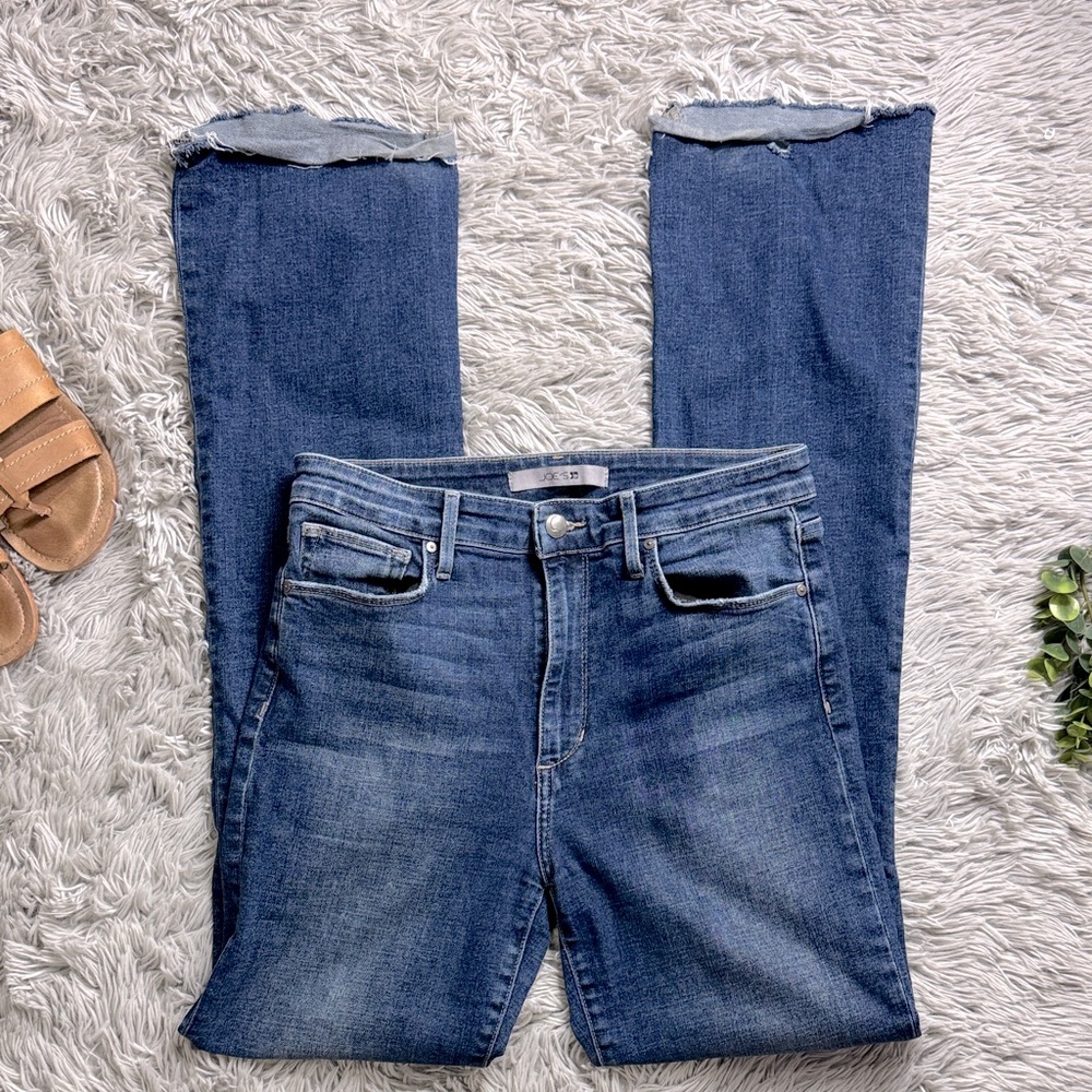 Joe's Jeans high rise boot cut flare stretch dark wash jeans size 30